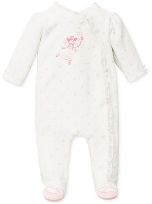 Little Me Baby Girls' Ballerina Footed Coverall