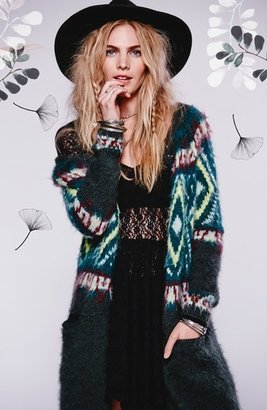 Free People Frosted Fair Isle Cardigan