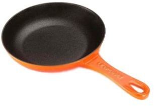 Le Creuset cast iron 20 cm 'Volcanic' omelette pan