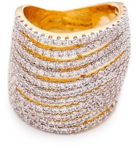 Noir Crystal Encrusted Ring