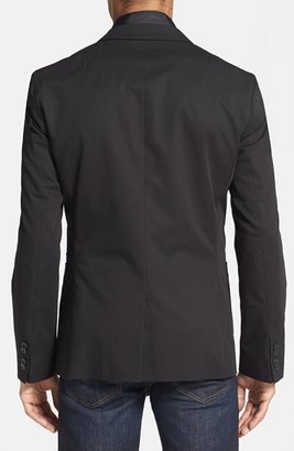 HUGO 'Ayan' Trim Fit Black Stretch Cotton Sport Coat