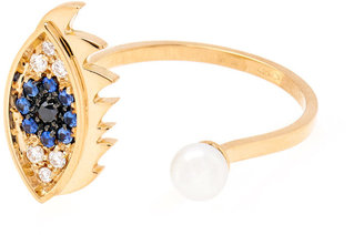 Delfina Delettrez Diamond, sapphire & gold ring