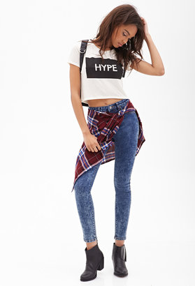 Forever 21 Hype Graphic Boxy Tee