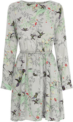 Oasis Climbing Bird Shadow Dress