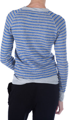 V::room Striped Crew Neck Sweatshirt