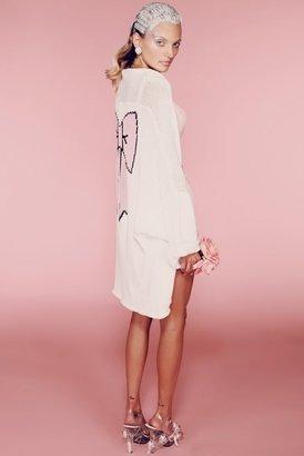 Wildfox Couture Picnic Slouch Cardi in White