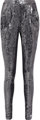 MICHAEL Michael Kors Sequin-embellished tapered pants