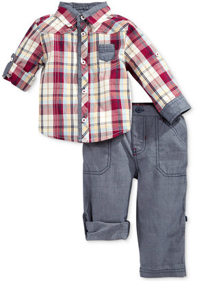 First Impressions Baby Boys' 2-Piece Shirt & Pants Set