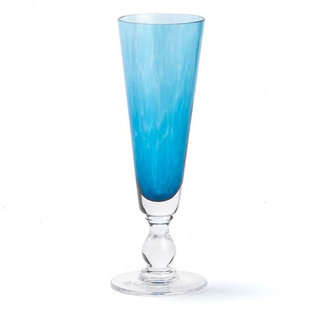 Houseology Nina Campbell Jewel Champagne Flute - Aquamarine
