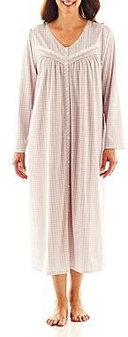 JCPenney Earth Angels Long-Sleeve Snap-Front Ballet Nightgown
