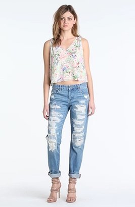 Blank NYC Destroyed Boyfriend Jeans (Torn to Shreds)