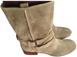 Sigerson Morrison Khaki Leather Boots