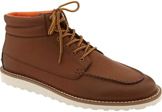 Old Navy Men's Faux-Leather Work Boots