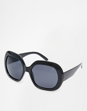 A. J. Morgan AJ Morgan Jackie Oversized Sunglasses - black