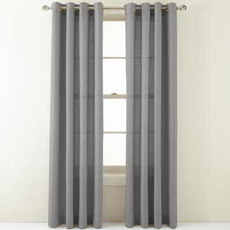 Martha Stewart MarthaWindowTM Provence Weave Grommet-Top Curtain Panel