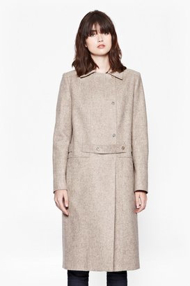French Connection Northern Wool Belted Coat