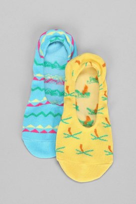Urban Outfitters Tropical No-Show Sock