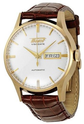 Tissot Men's TIST0194303603101 Visodate Analog Display Swiss Automatic Brown Watch