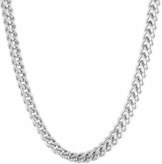 FINE JEWELRY Mens Stainless Steel 24 6mm Foxtail Chain