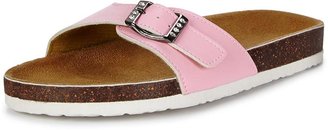 Shoebox Shoe Box Khloe Footbed Flat Buckle Front Sandals
