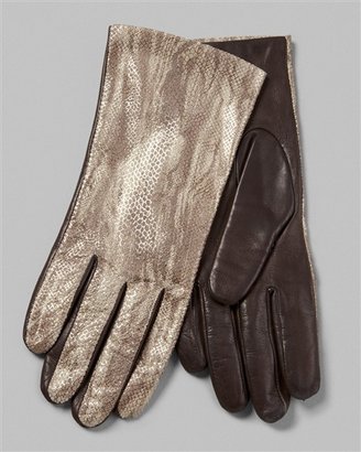 Chico's Metallic Exotic Gloves