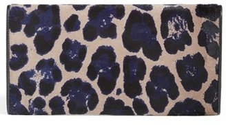 Jimmy Choo 'Marilyn' Leopard Print Calf Hair Clutch