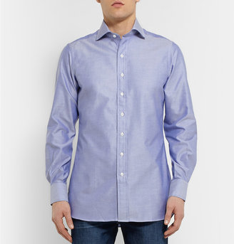 Drakes Woven-Cotton Shirt