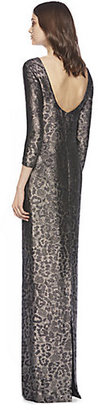 Gucci Lurex Leopard Jacquard Gown
