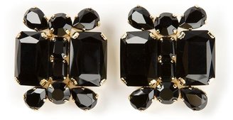 DSquared 1090 DSQUARED2 faceted crystal earrings