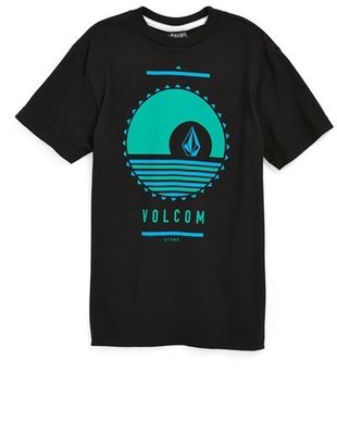 Volcom 'Rayed' Graphic Print Short Sleeve T-Shirt (Big Boys)