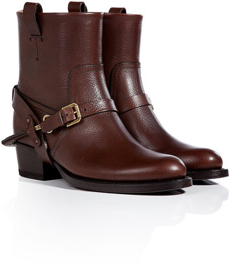 Ralph Lauren Collection Leather Ankle Boots