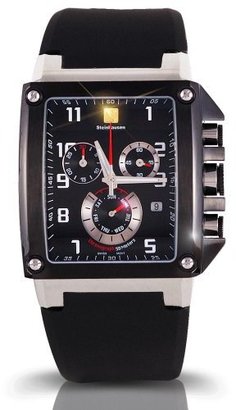 Retro Sport Steinhausen Men's TW524L Riviera Swiss Quartz Black Dial Watch