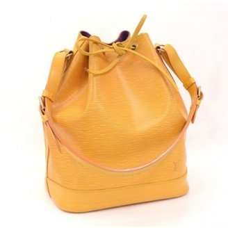 Louis Vuitton very good (VG Yellow Epi Leather Noe Shoulder Bag