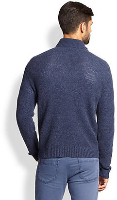 Saks Fifth Avenue Cashmere Tweed Pullover