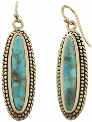 Artsmith ARTSMITH BY Art Smith by Brass & Turquoise Drop Earrings