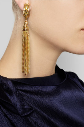 Ben-Amun Gold-plated clip earrings