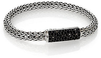 John Hardy Classic Chain Sterling Silver & Black Sapphire Bracelet