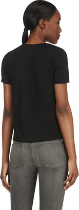 Helmut Lang Black Jersey Kinetic T-Shirt