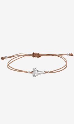 Express Pave Tooth Cord Bracelet