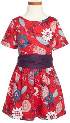 Tea Collection 'Elfengarten' Floral Print Dress (Toddler Girls, Little Girls & Big Girls)