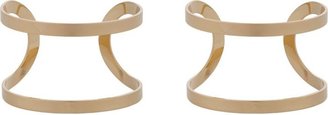 Maison Margiela Set of Two Cutout Armbands-Colorless