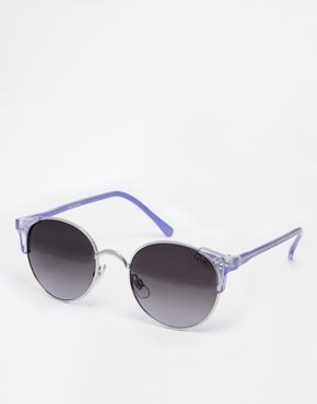 Quay Ivy Rounded Sunglasses - Purple