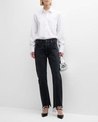 Moussy Vintage Northvile High Rise Straight Ankle Jeans