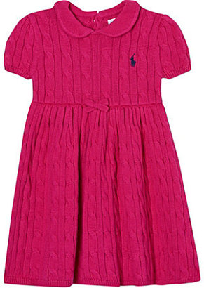 Ralph Lauren Classic pleated cable knit dress 3-24 months