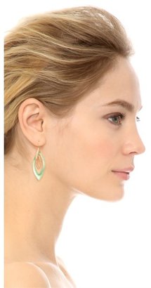 Alexis Bittar Pave Crystal Orbital Earrings