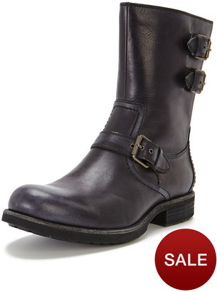 UGG Arthro Buckle Detail Leather Boots