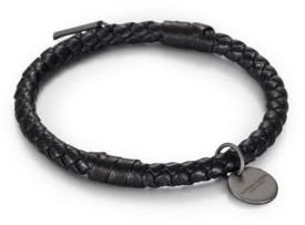 Bottega Veneta Intrecciato Leather Bracelet
