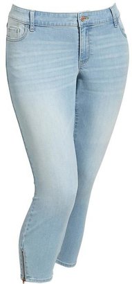 Old Navy Women's Plus The Rockstar Ankle-Zip Super Skinny Jeans