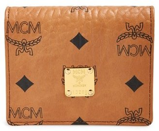 MCM 'Heritage' Coated Canvas Wallet