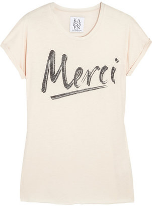 Zoe Karssen Merci cotton and modal-blend T-shirt